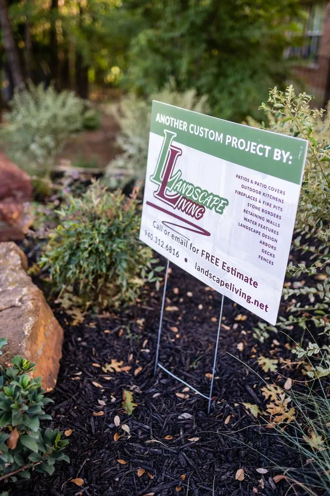 Expert outdoor landscaping for residential properties in Denton, TX by Landscape Living