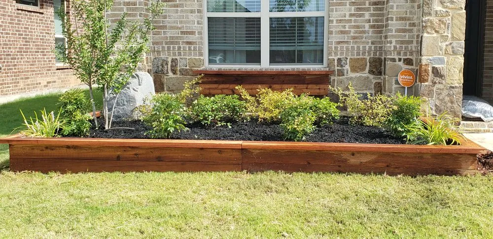 Custom landscape design in Denton, TX by Landscape Living