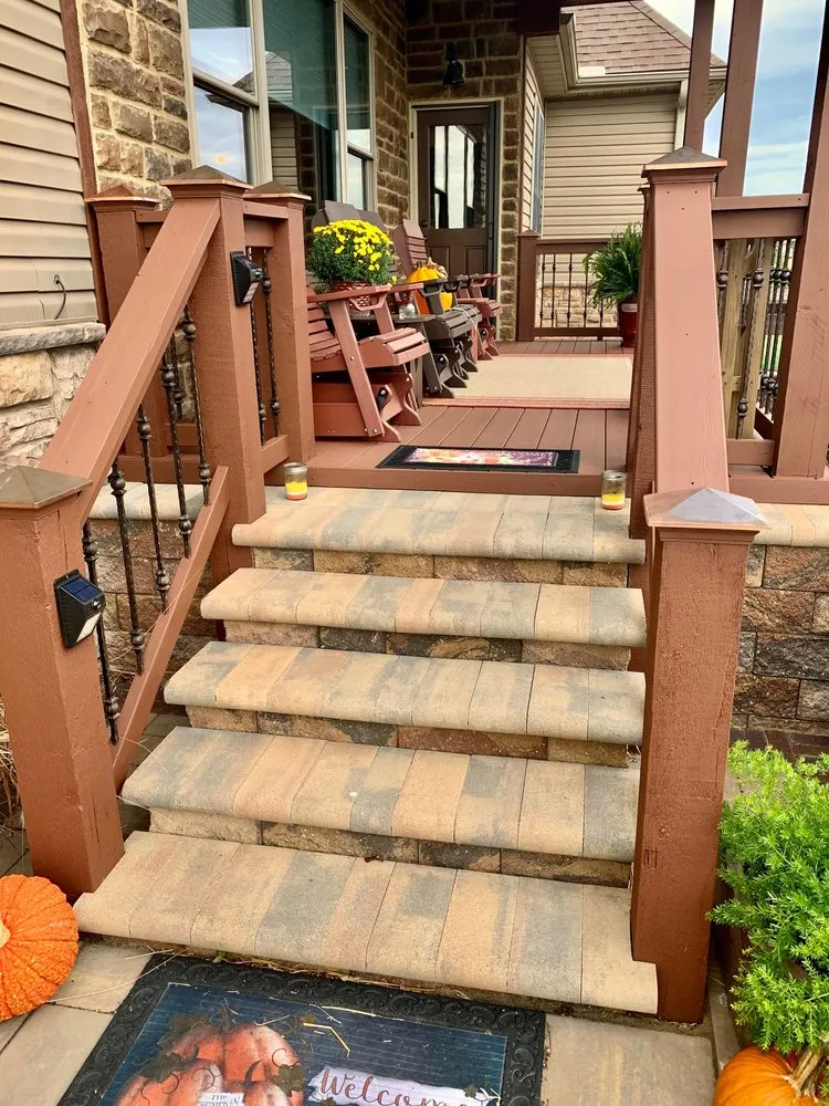 Custom residential landscaping for residential properties in Circleville, OH by Landscape Management Group