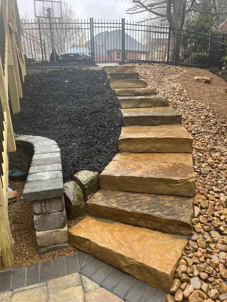 Top-rated landscape installation with custom design across Woodstock, GA - Landscape Matters