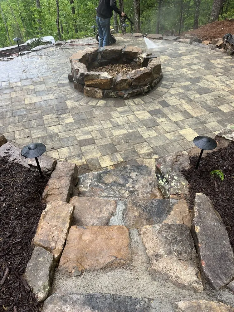 Expert outdoor landscaping in Woodstock, GA by Landscape Matters