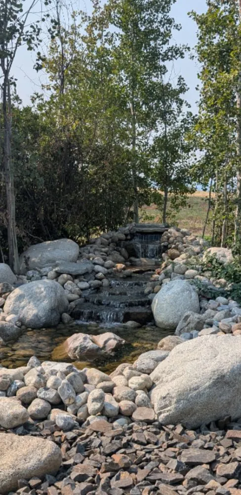 Custom residential landscaping in Post Falls, ID by Landscape Pros & Excavation