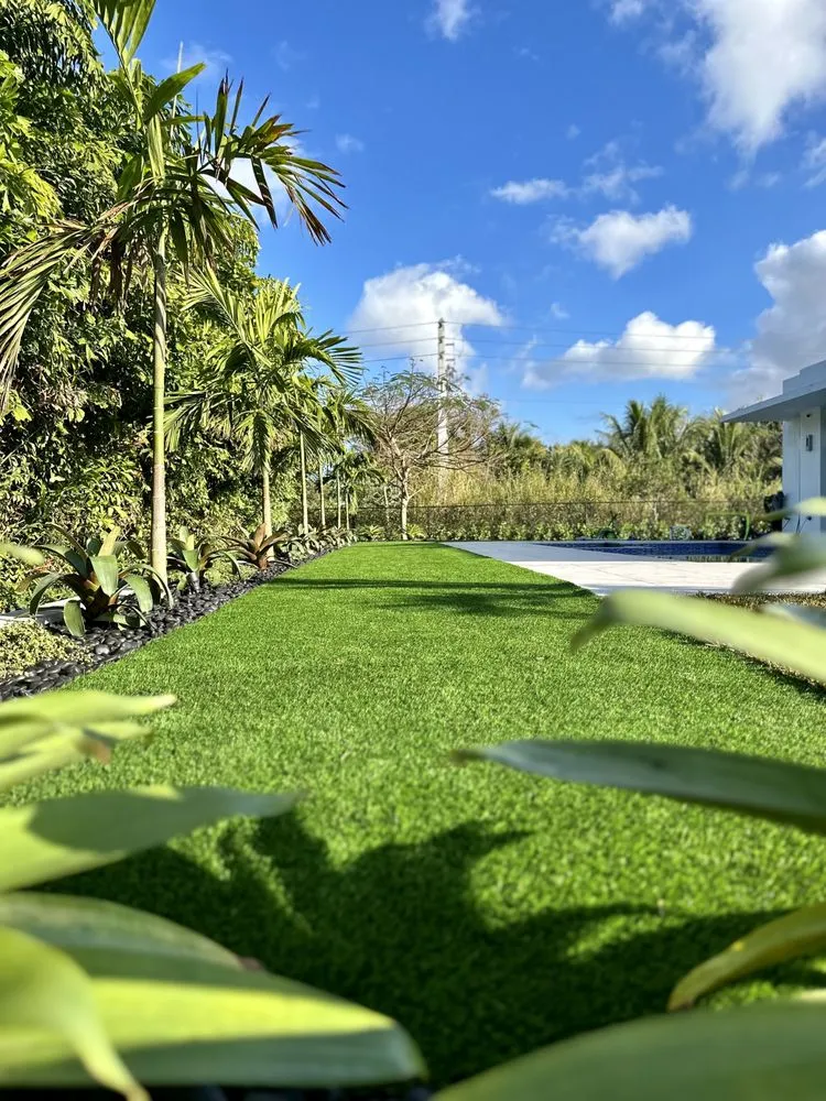 Affordable lawn mowing service for residential properties in Fort Lauderdale, FL by Landscape Rehab