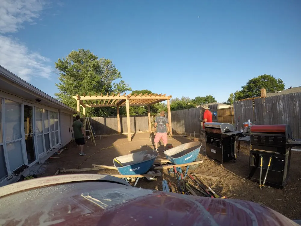 Local lawn mowing service with custom design in Lubbock, TX by Landscape Solutions