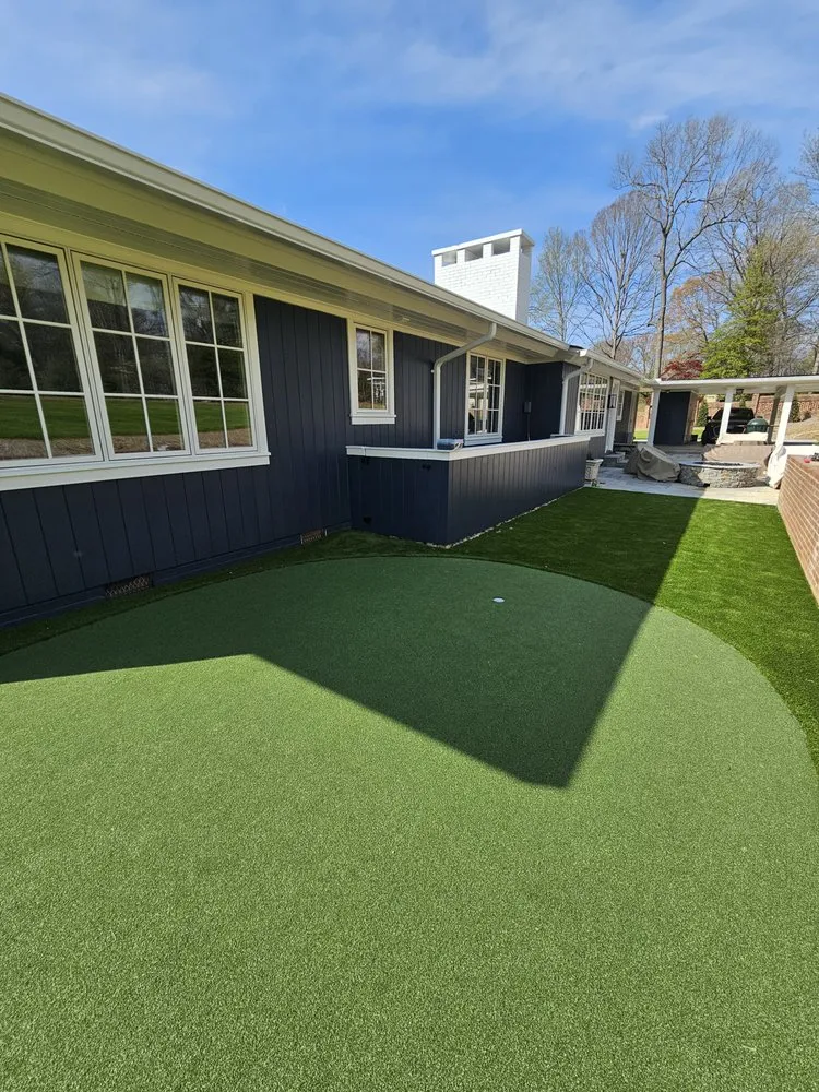 Custom landscape installation in Spartanburg, SC by Landscape Solutions