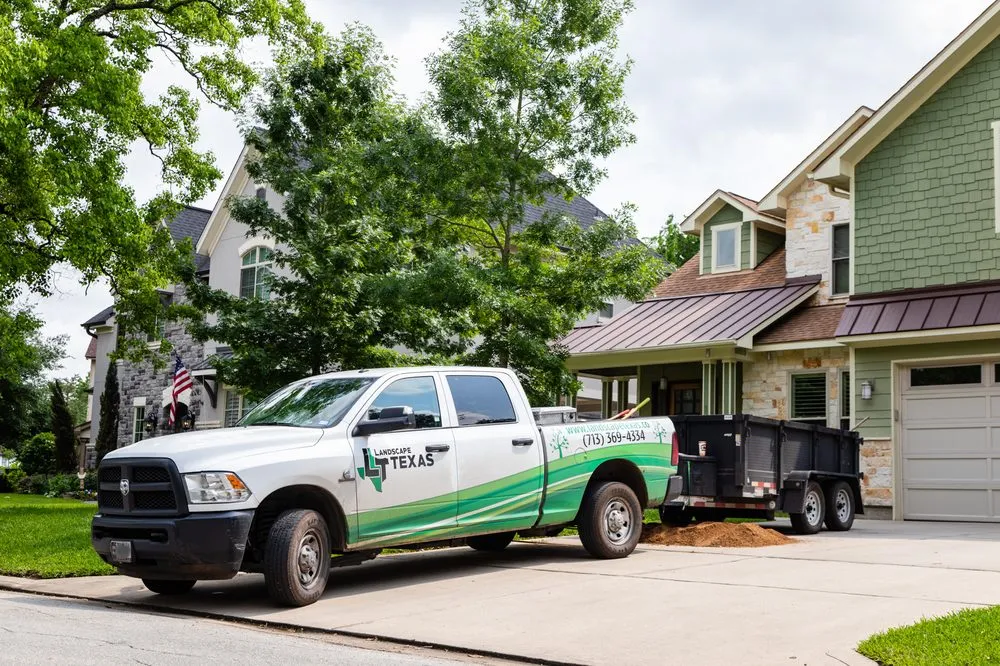 Professional garden landscaping in Houston, TX by Landscape Texas