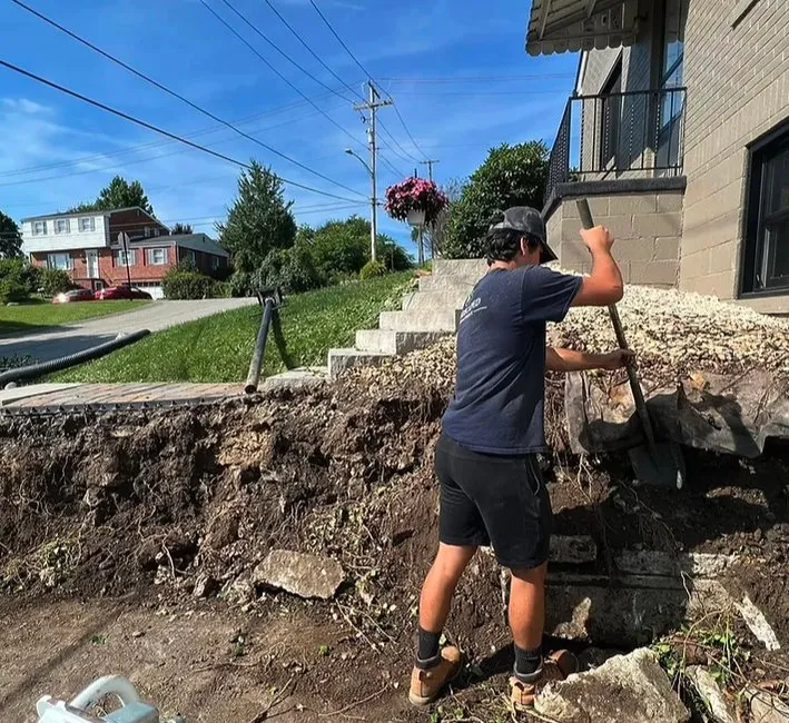 Custom outdoor landscaping in West Newton, PA by Landscaped Creations