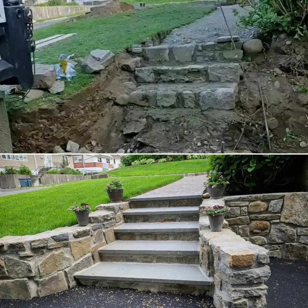 Custom landscape installation in Knoxville, TN by Landscapers of Knoxville