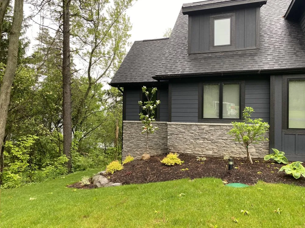 Custom landscape installation in Syracuse, NY - Landscapes And Company