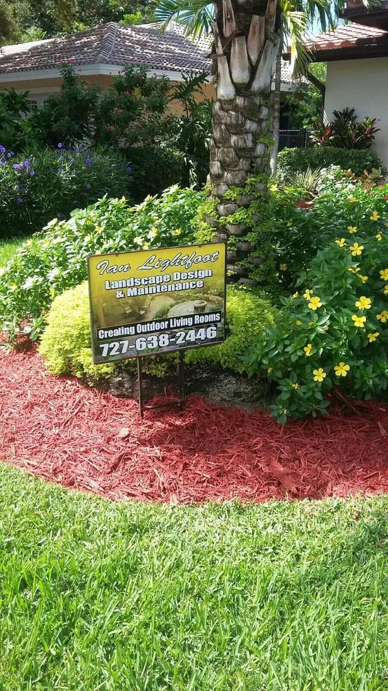 Custom outdoor landscaping in Saint Petersburg, FL by Landscapes By Lightfoot