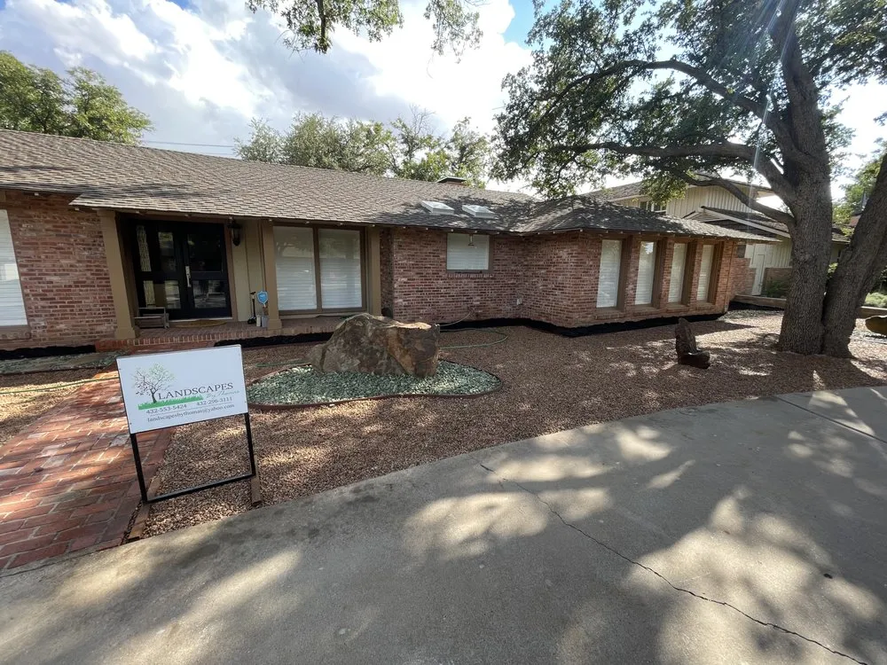 Trusted garden landscaping for residential properties across Midland, TX - Landscapes By Thomas