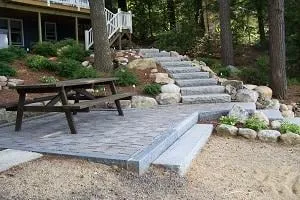 Affordable residential landscaping for homes in Meredith, NH by Landscapes by Tom