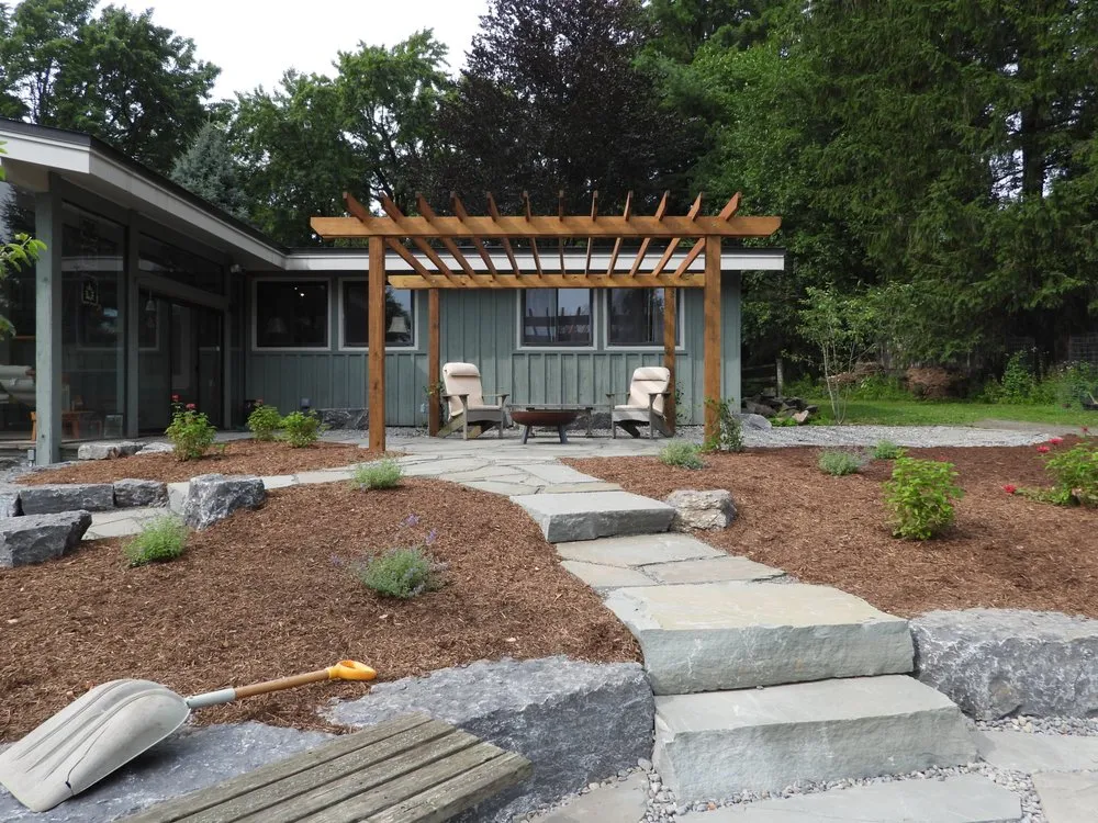 Professional landscape installation in Kirkville, NY - Landscapes East