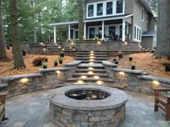 Custom landscape design in Kirkville, NY by Landscapes East