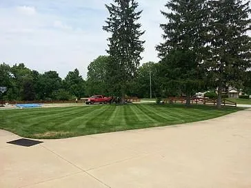 Custom residential landscaping in Akron, OH by Landscapes with Heart