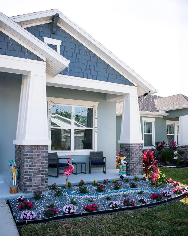 Custom garden landscaping in Land O' Lakes, FL - Landscapians