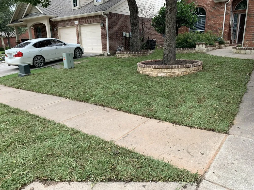 Affordable lawn mowing service in Fort Worth, TX by Landscaping & Flowerbed Masonry DFW