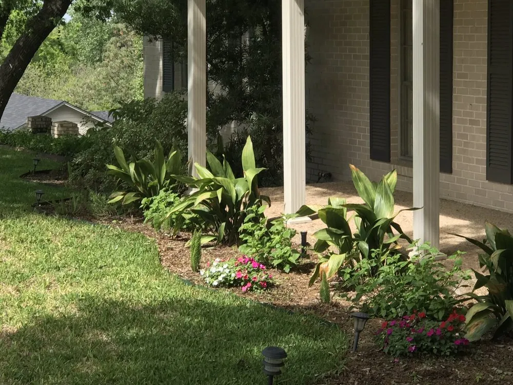 Custom outdoor landscaping for residential properties across Woodway, TX - Landscaping & More