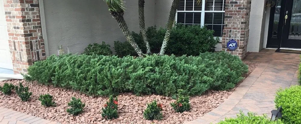 Local outdoor landscaping with custom design across New Port Richey, FL - Landscaping & Rock Specialties