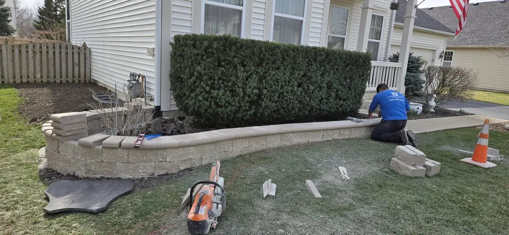 Custom lawn care service for homes in Montgomery, IL by Landscaping and More