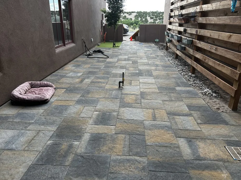 Professional landscape installation for outdoor upgrades in Santa Fe, NM by Landscaping and More