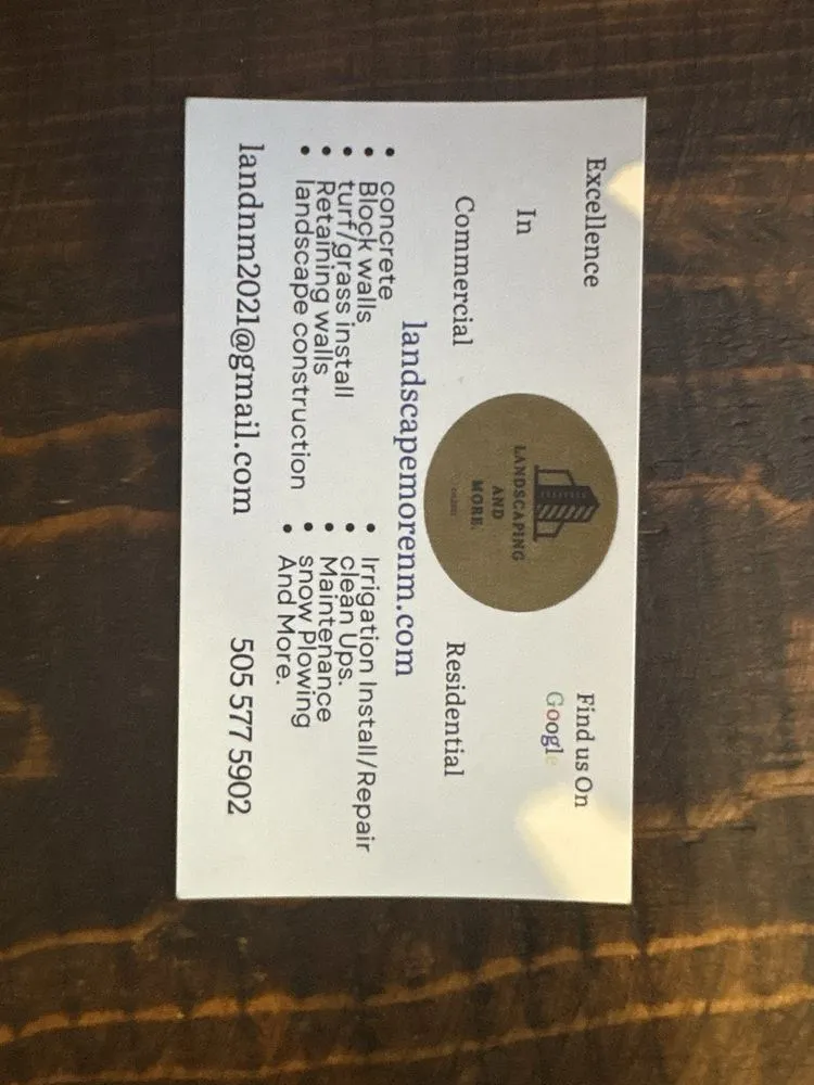 Local landscape design experts serving Santa Fe, NM - Landscaping and More