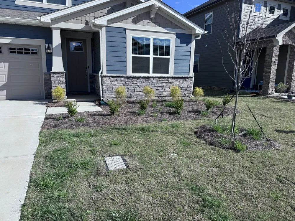 Local lawn mowing service for beautiful yards in Charlotte, NC by Landscaping and Tree Service Solutions