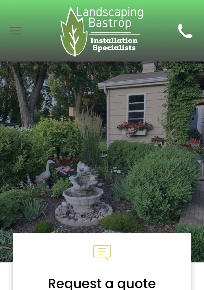 Local landscaping services with custom design across Bastrop, TX - Landscaping Bastrop