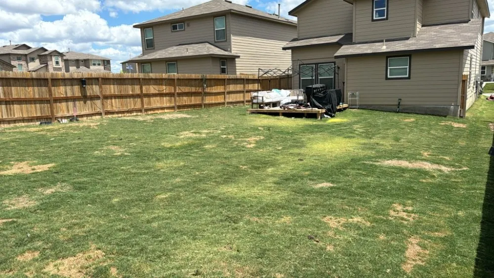 Custom yard cleanup service for residential properties in San Antonio, TX by Landscaping BBS - Black Belt Service
