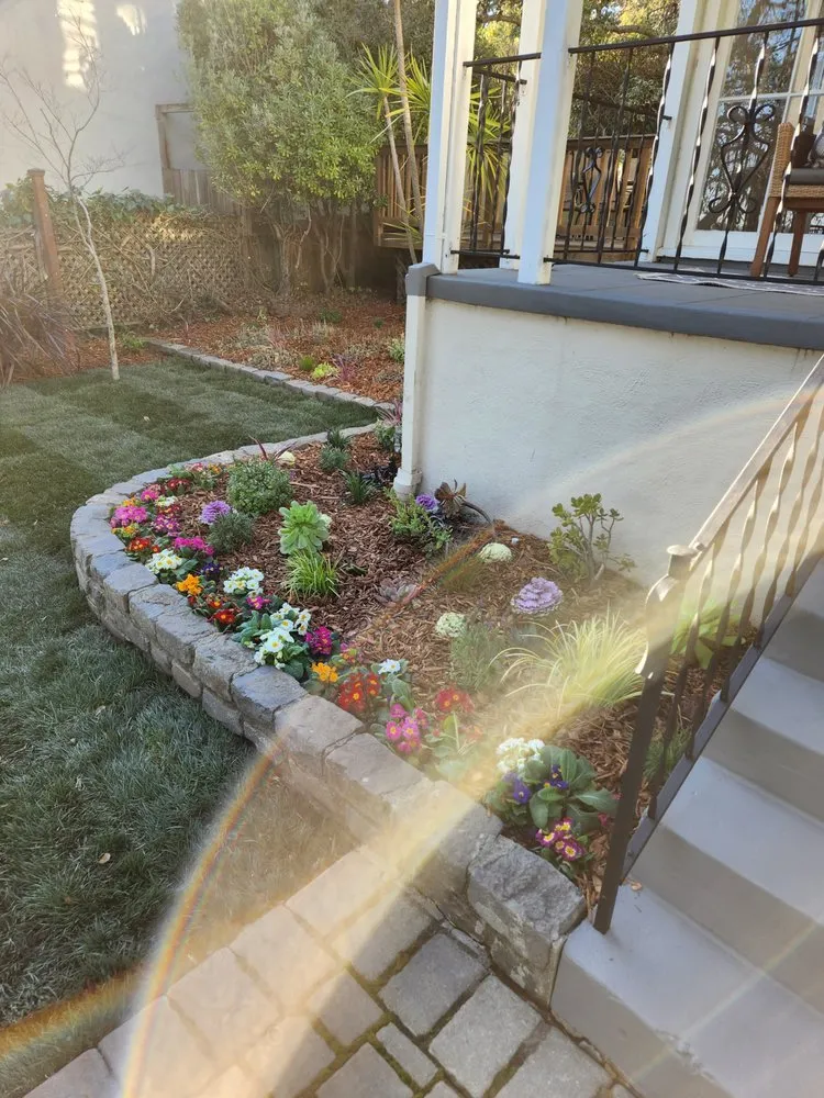 Custom garden landscaping for homes in San Mateo, CA by Landscaping by Christian