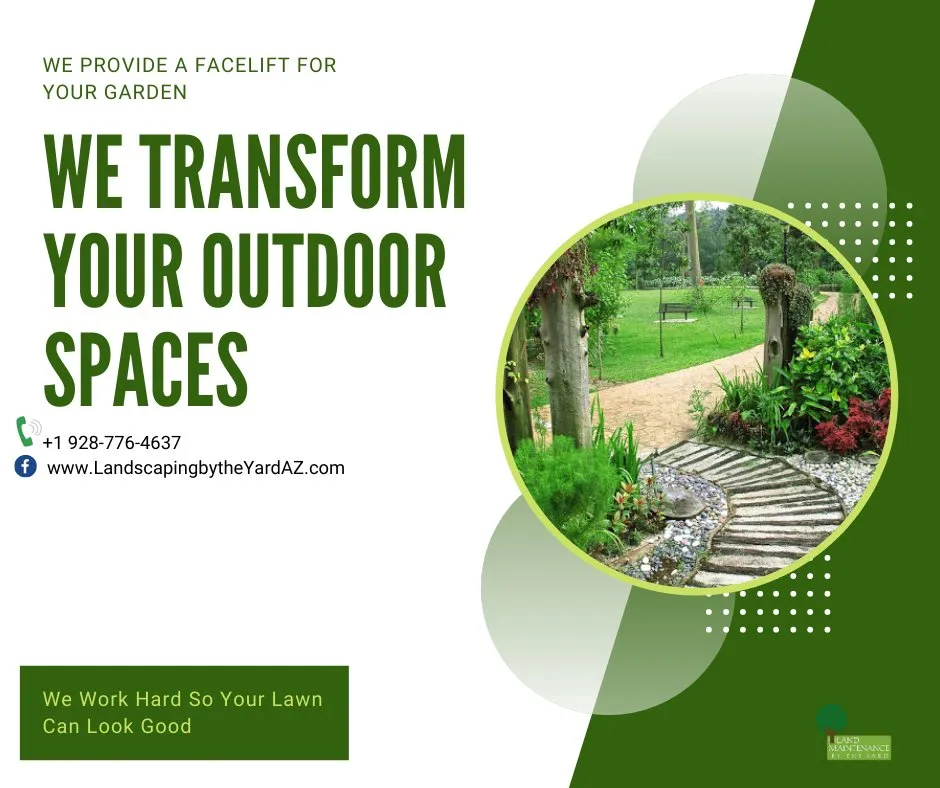 Professional landscape design for residential properties across Prescott, AZ - Landscaping By The Yard