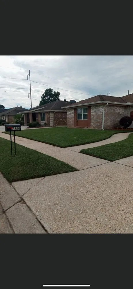 Expert lawn mowing service with custom design across Metairie, LA - Landscaping by tony
