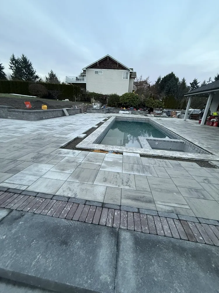 Trusted lawn care service with custom design in Covington, WA by Landscaping Construction