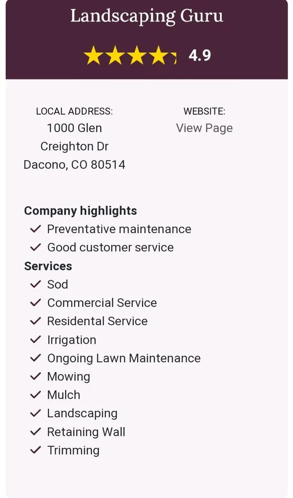 Top-rated residential landscaping near you across Dacono, CO - Landscaping Guru