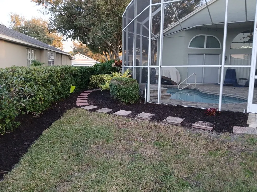 Custom yard cleanup service near you in Tampa, FL by Landscaping Heandscrafted Portillo