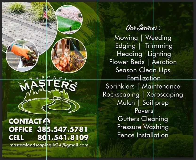 Local landscape installation in Salt Lake City, UT by Landscaping Masters