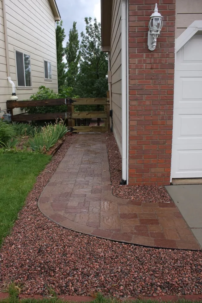 Custom lawn mowing service with custom design in Colorado Springs, CO by Landscaping Matters