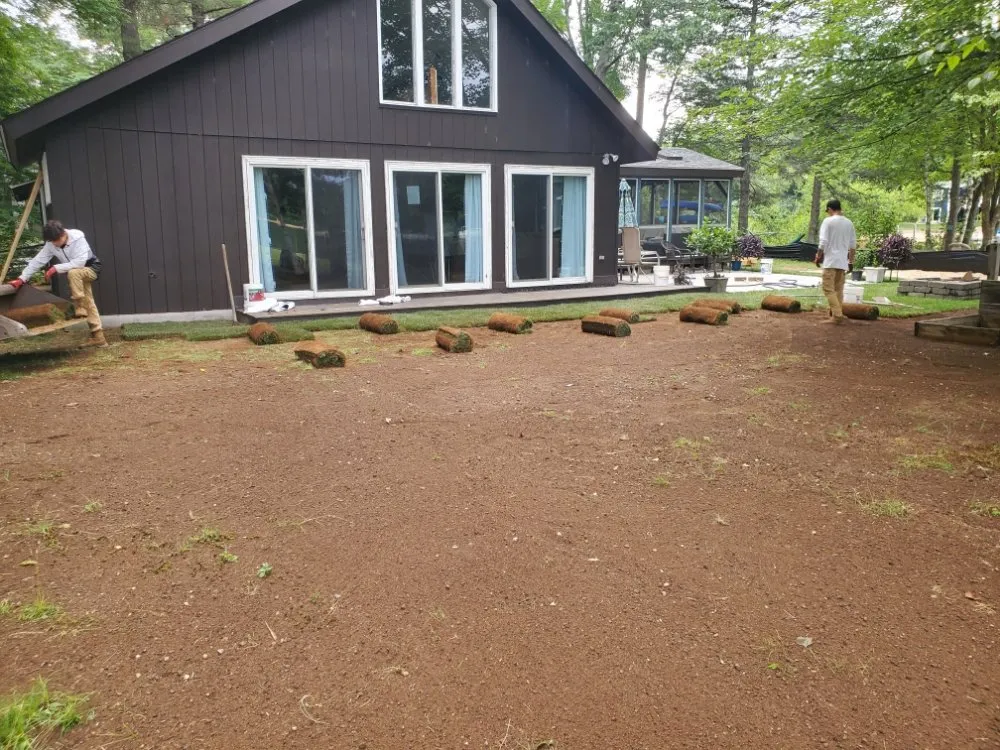 Custom outdoor landscaping in Barnstead, NH - Landscaping My Grass Off
