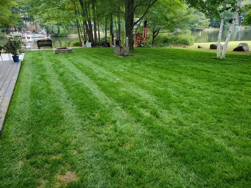 Top-rated lawn care service for year-round maintenance in Barnstead, NH by Landscaping My Grass Off