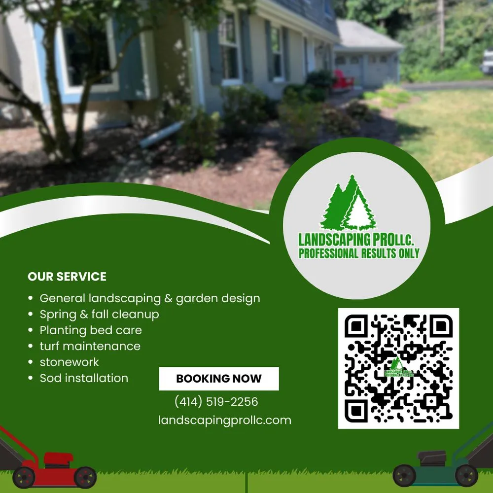 Expert landscape installation for homes in Milwaukee, WI by Landscaping Pro
