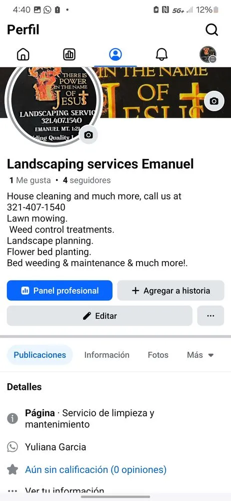 Local landscape installation in Cocoa West, FL by Landscaping Services Emanuel