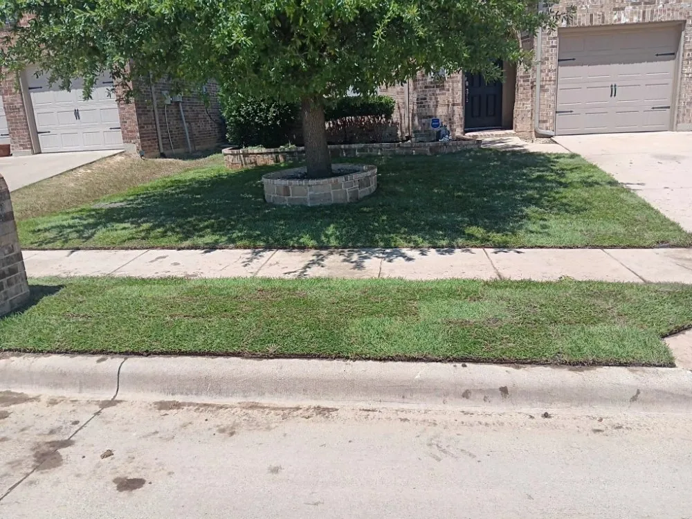 Affordable landscape design in Haltom City, TX by Landscaping Services JM