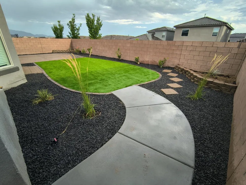 Expert outdoor landscaping in Albuquerque, NM by Landscaping Solutions & More