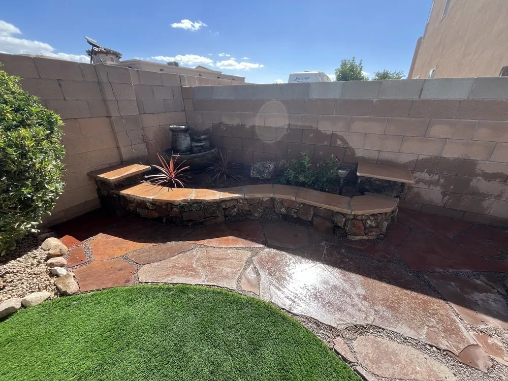 Reliable landscape installation for homes in Albuquerque, NM by Landscaping Solutions & More