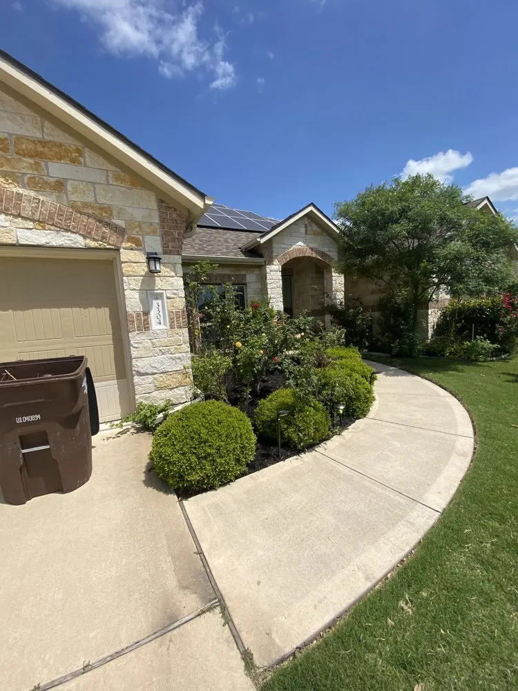 Expert lawn mowing service for homes in Pflugerville, TX by Landscaping Teenager