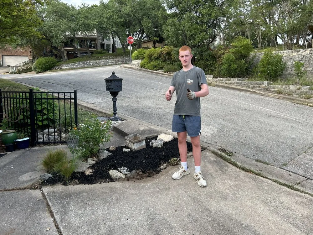 Professional landscaping services in Pflugerville, TX by Landscaping Teenager