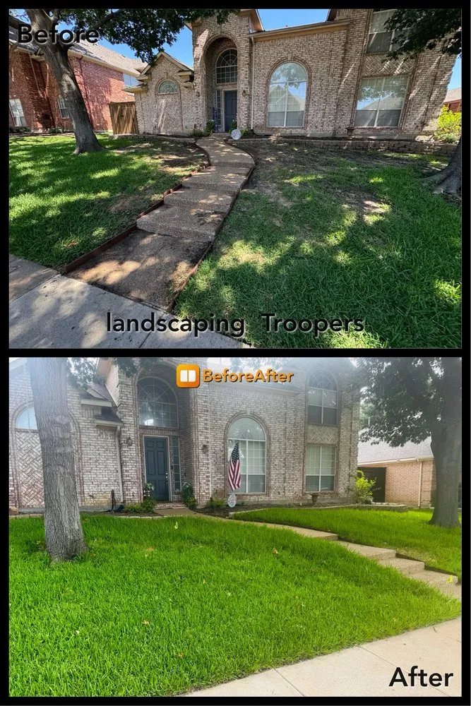 Affordable garden landscaping experts serving Allen, TX - Landscaping Troopers