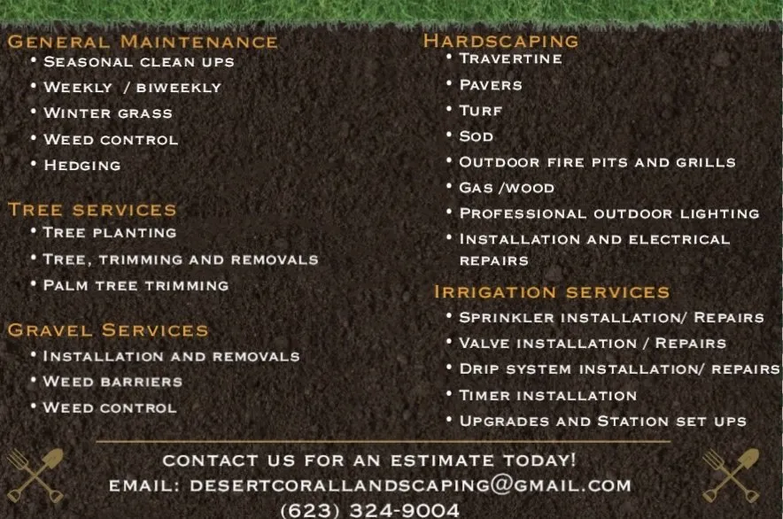 Trusted landscaping services experts serving Phoenix, AZ - Landscaping with Desert Coral