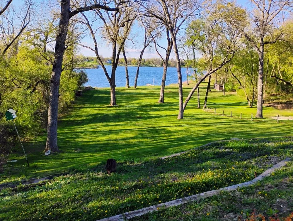 Custom landscape installation in McCullom Lake, IL by landscapingbros