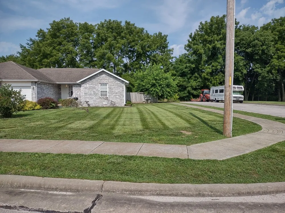 Professional yard maintenance in Willard, MO by LandShark Mowing